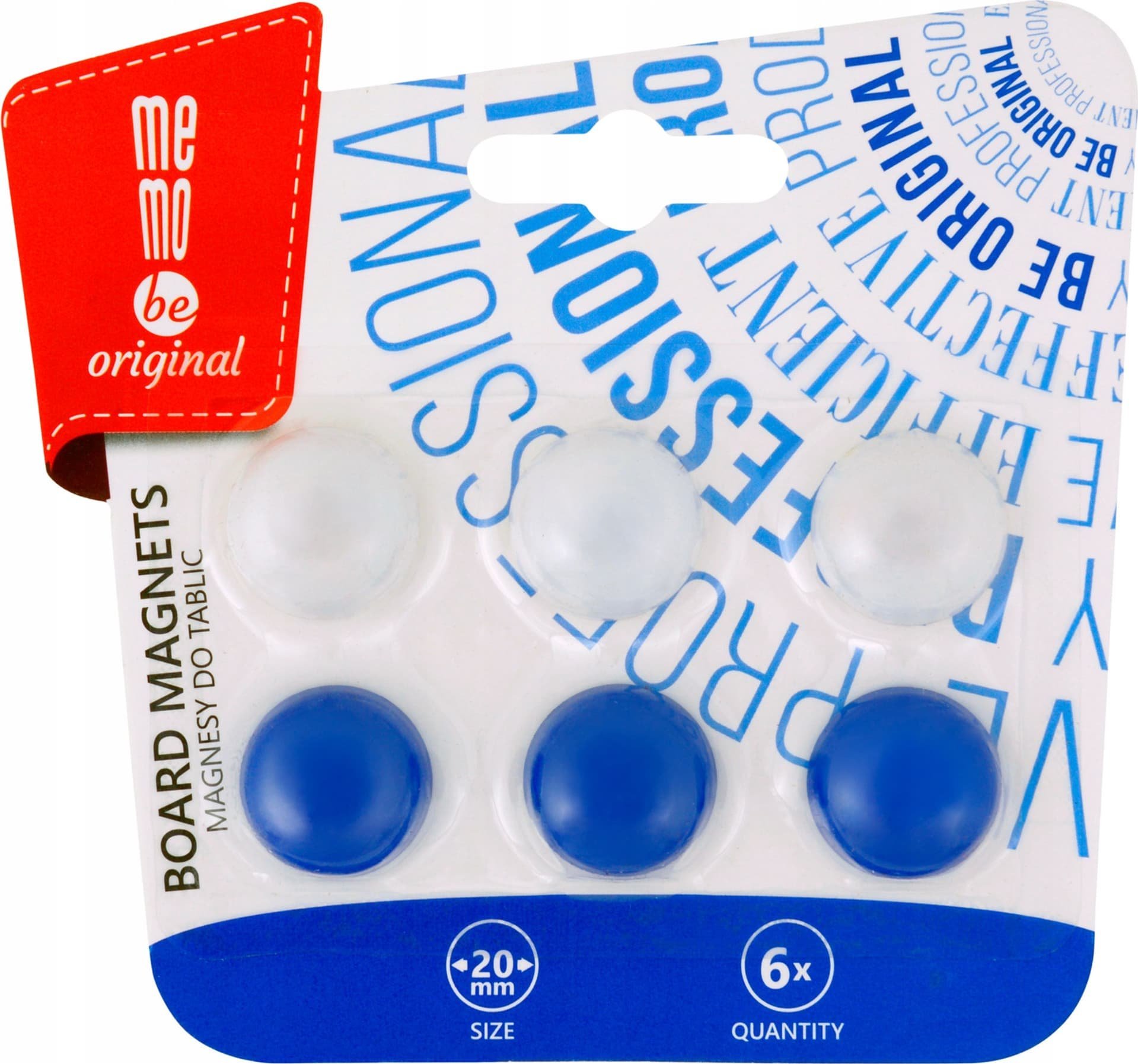 MemoBe Magnesy do tablic śr.20mm (6)