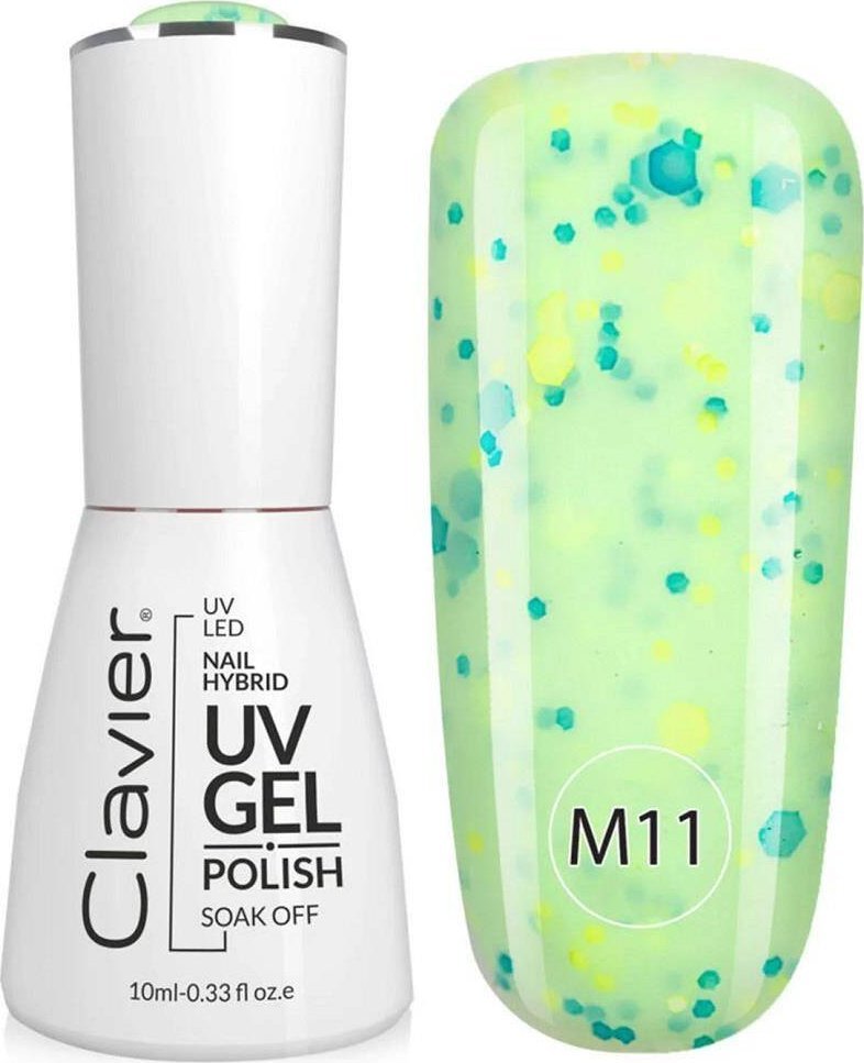 Clavier Luxury Multi Flavours lakier hybrydowy do paznokci M11 Lime&Mint 10ml