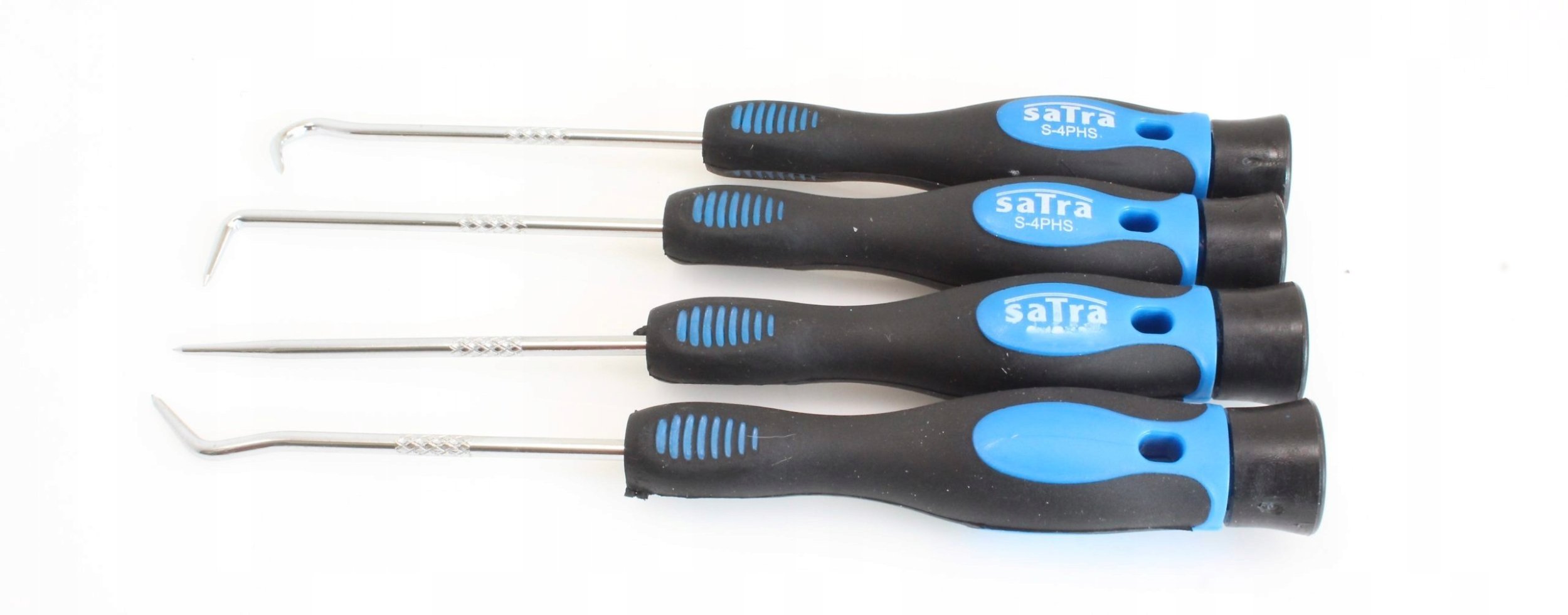SATRA ZESTAW HACZYKÓW Z RĘKOJEŚCIĄ 4 SZT.