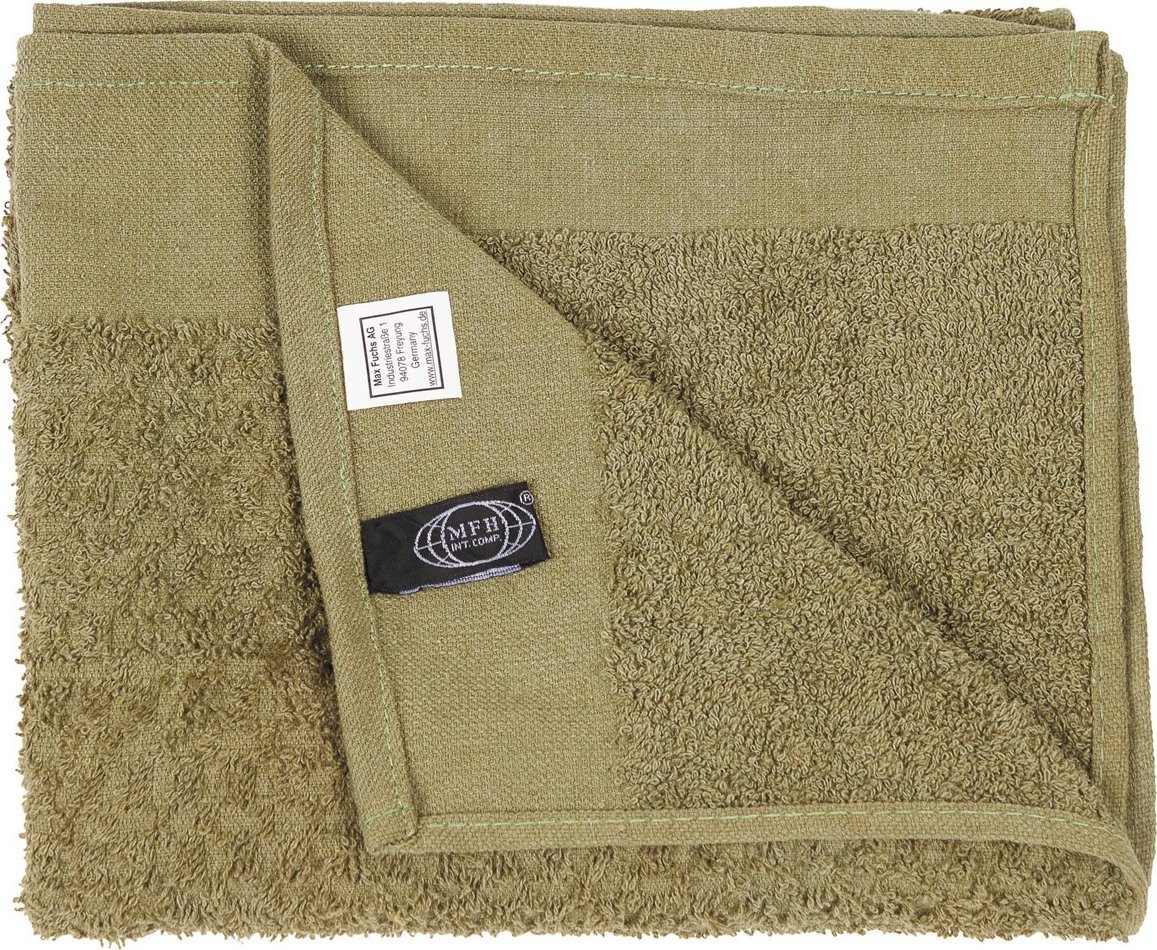 MFH WOJSKOWY RĘCZNIK FROTTE 90 X 45 CM OLIV