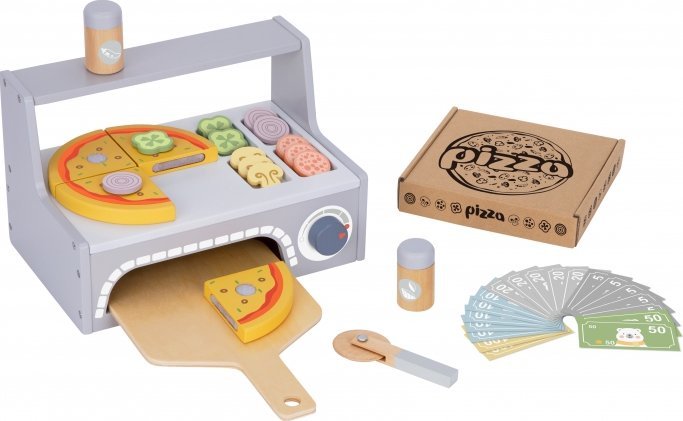 Tooky Toy TOOKY TOY Pizzeria Drewniany Piec do Pizzy Akcesoria