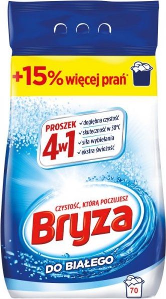 Bryza BRYZA Proszek do prania 4w1 do Białego 4,55kg