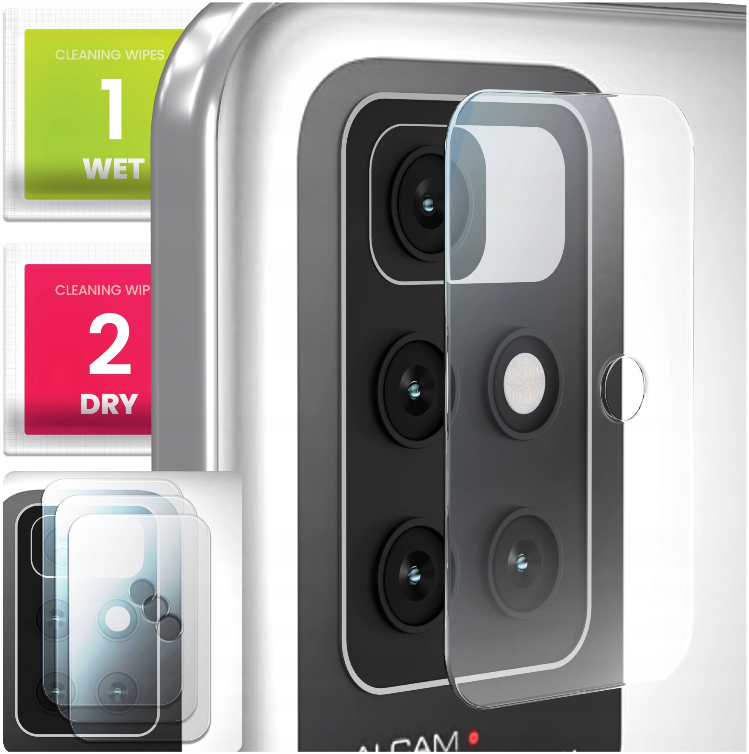 3-PAK Szkło Na Aparat Do Xiaomi Redmi 10 (Hartowane, Ochronne, Na Obiektyw)