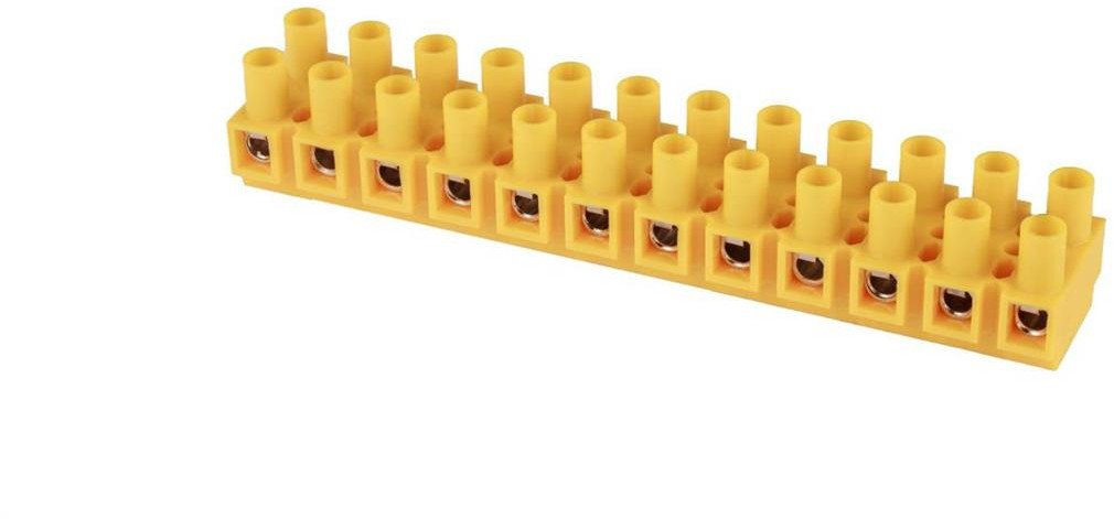 Listwa zaciskowa 12-torowa 4mm2 żółta TLZ-4 A12-2251