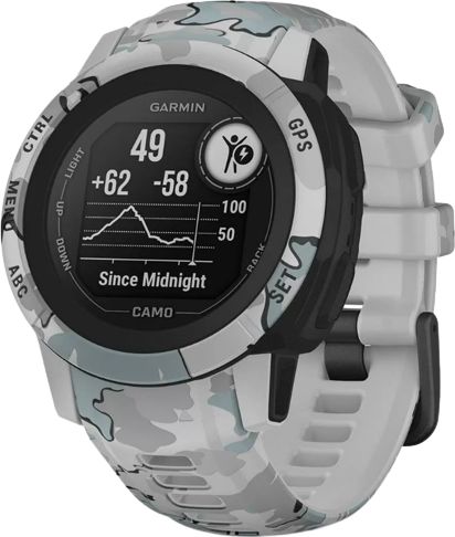 Zegarek sportowy Garmin Instinct 2S Camo Edition Mist Camo Szary (010-02563-03)