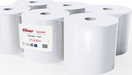 Cliver Ręcznik Midi R130/1 Extra Biały Standard Cliver