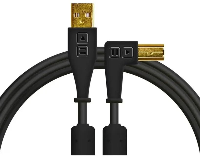 Kabel USB DJ TECHTOOLS Chroma Cable USB 1.5 m łamany czarny