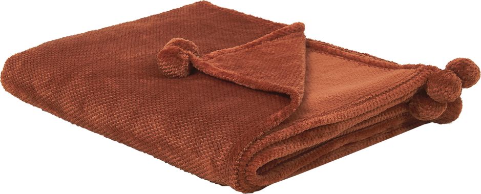 Beliani Koc 200 x 220 cm złoty brąz SAITLER