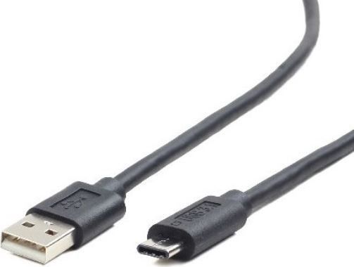 Kabel USB Gembird USB-A - 1 m Czarny (CC-USB2-AMCM-1M)