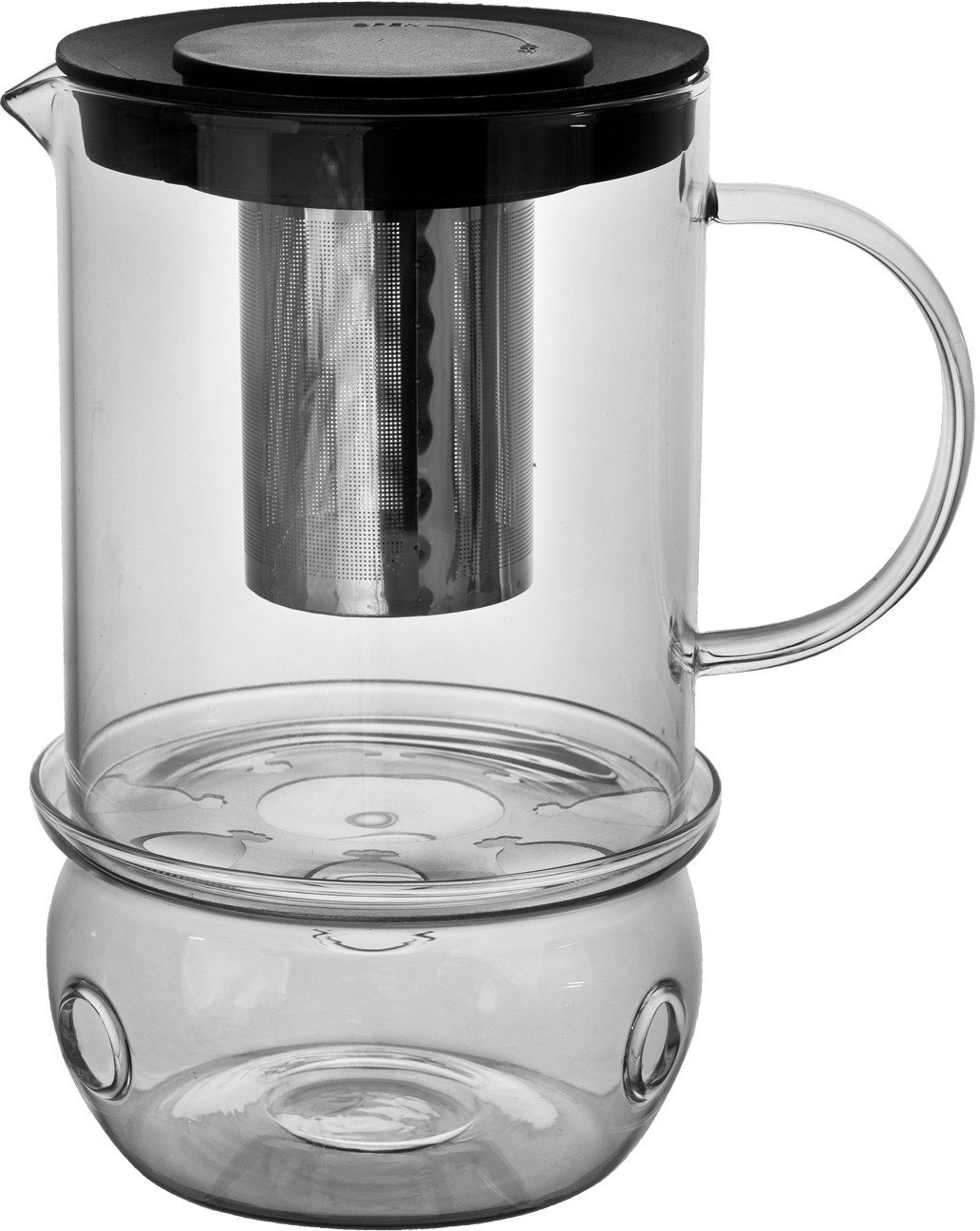 Dzbanek z zaparzaczem 1,1 L i podgrzewaczem Peter 0994