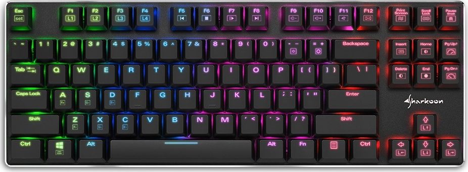 Klawiatura Sharkoon PureWriter TKL Kailh Blue