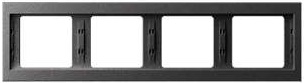 Hager Ramka poczwórna BERKER antracyt - 13837006