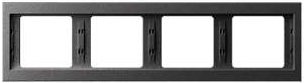 Hager Ramka poczwórna BERKER antracyt - 13837006