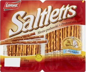 Saltletts Słone Paluszki - tray 250g