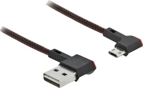 Kabel USB Delock USB-A - micro-B 0.2 m Czarny (85269)