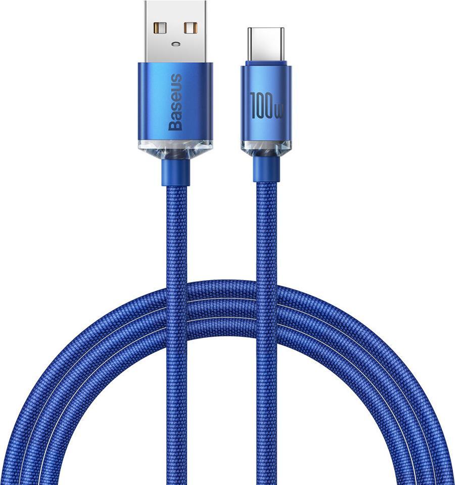 Kabel USB Baseus USB-A - USB-C 1.2 m Niebieski (baseus_20220224124551)