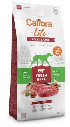 CALIBRA DOG life adult large fresh beef 12kg