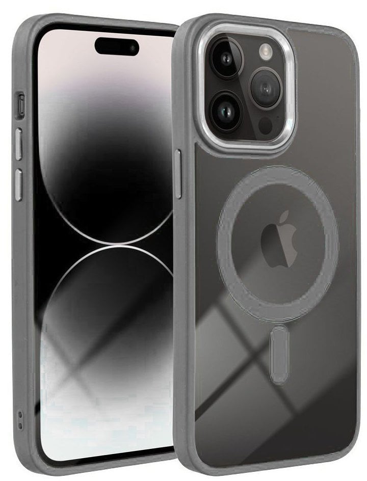 Futerał COLOR EDGE MAG COVER kompatybilny z MagSafe do IPHONE 17 tytanowy szary