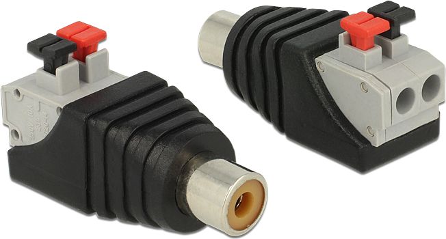 Adapter AV Delock Terminal Block czarny (65565)