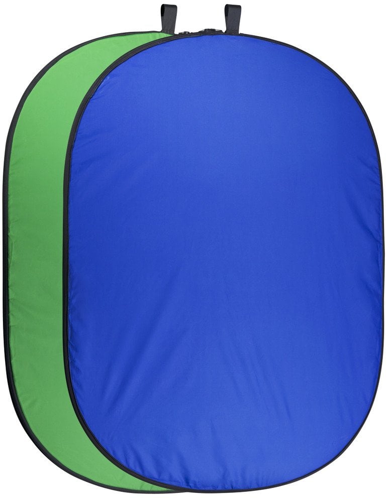 Walimex pro Falthintergrund 200x230cm grün/blau