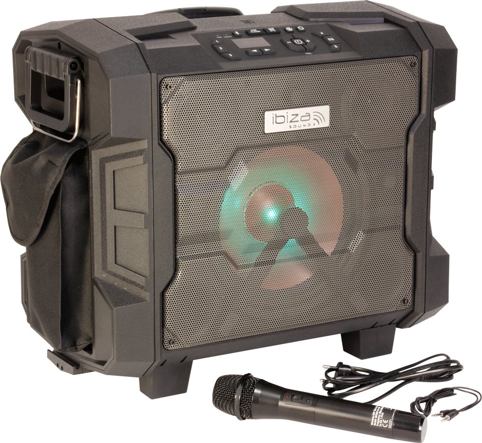 Kolumna mobilna wodoodporna Ibiza WPORT10-300 one size