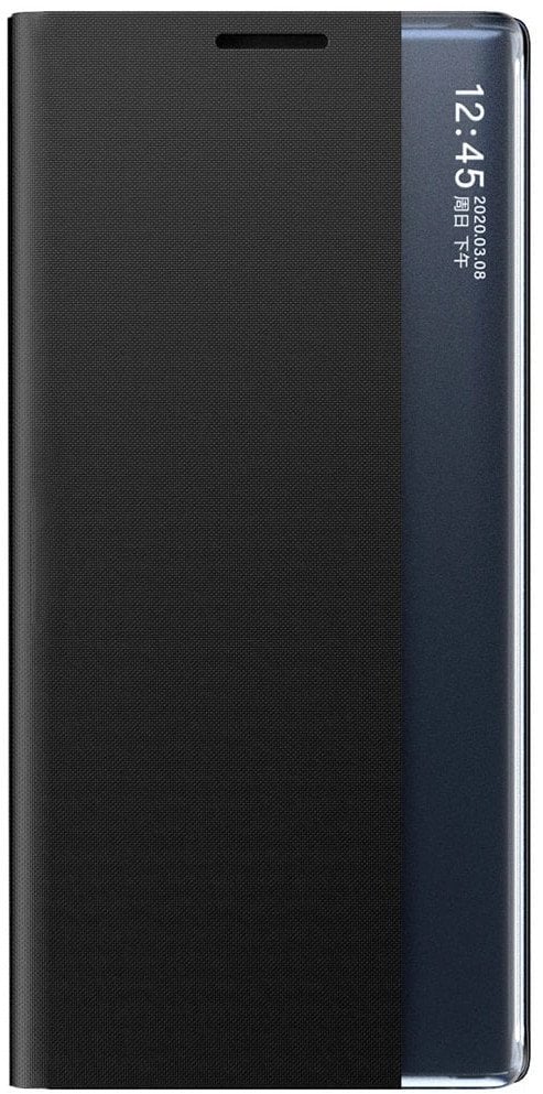 New Sleep Case etui do Samsung Galaxy A16 / A16 5G pokrowiec z klapką i podstawką - czarne