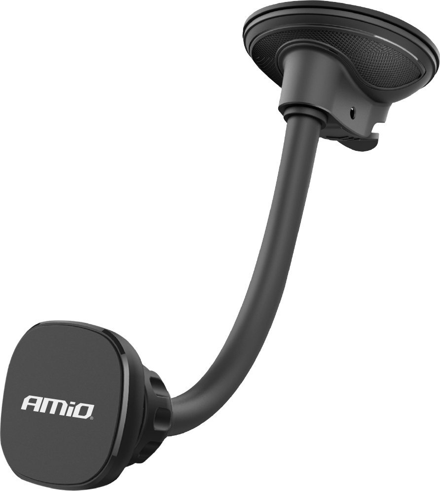 AMiO Uchwyt do samochodu na telefon szybę kokpit deskę magnetyczny amio-03789