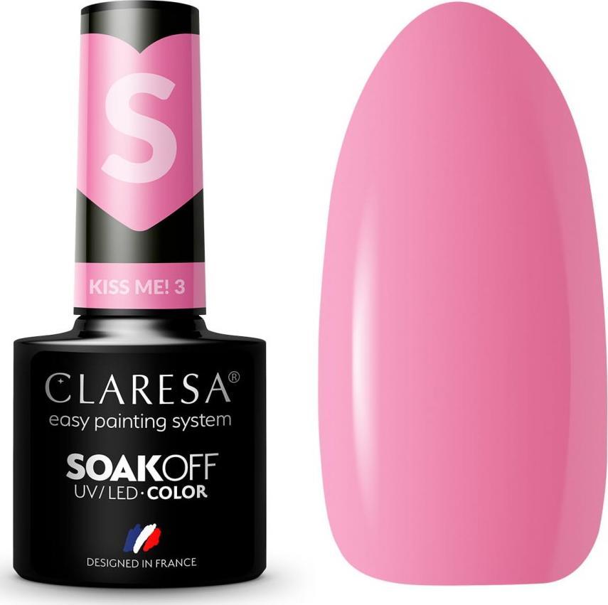 Claresa CLARESA lakier hybrydowy Kiss Me! 3 -5g