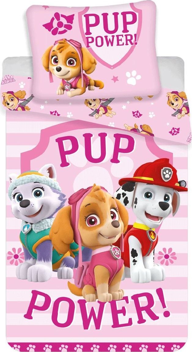 Vaikiškas patalynės komplektas Paw Patrol (Psy Patrol), 2 dalių