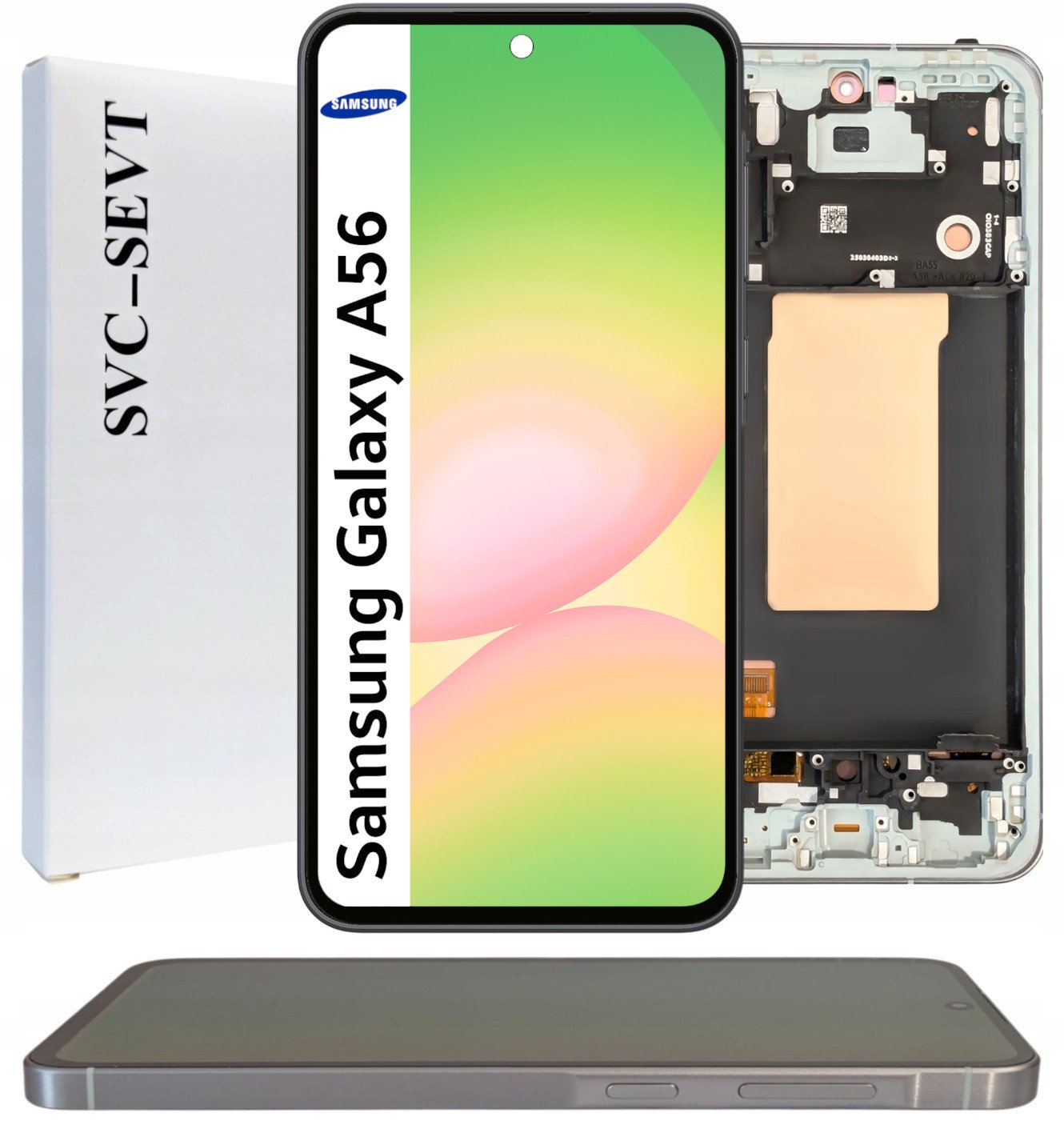 Wyświetlacz do Samsung A56 Ekran LCD Ramka Czarna Oryginał Zila SM-A566B (5904858381074)