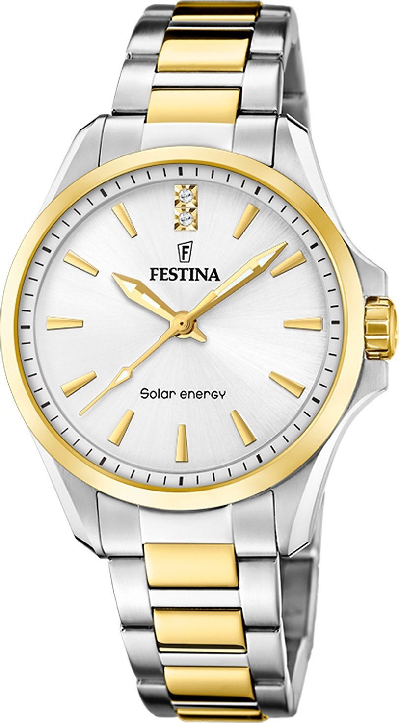 Zegarek Festina Zegarek damski Festina F20655-2 CYRKONIE srebrny