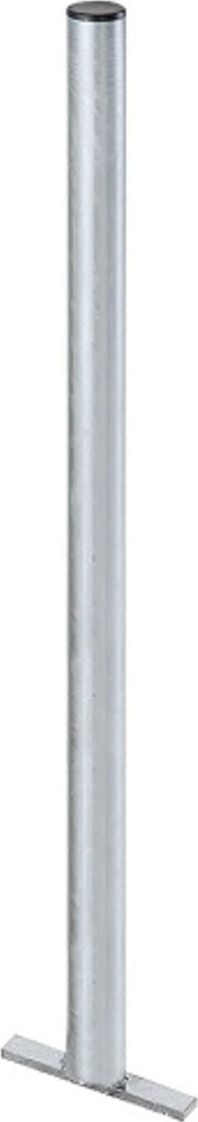 Kosz na śmieci Meva Słupek stalowy ocynkowany do kosza ulicznego na śmieci 60x1200mm