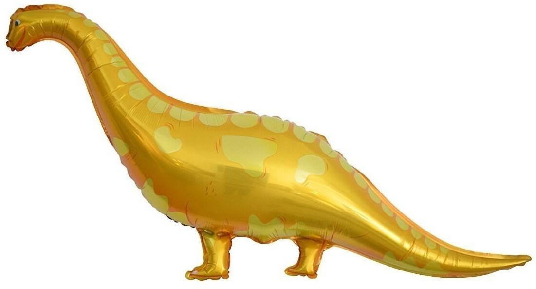 GoDan Balon foliowy Dinozaur Brachiozaur żółty 99x56cm
