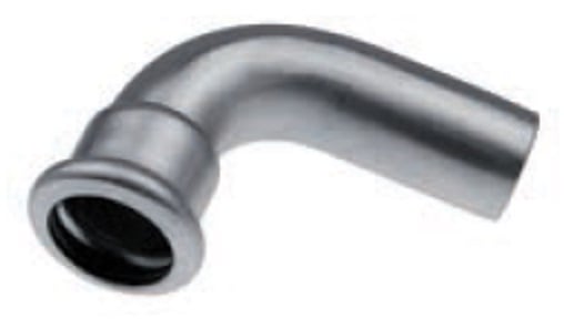 KAN-therm Kolano nyplowe zaprasowywane 90° 88,9mm stal inox - 6230048