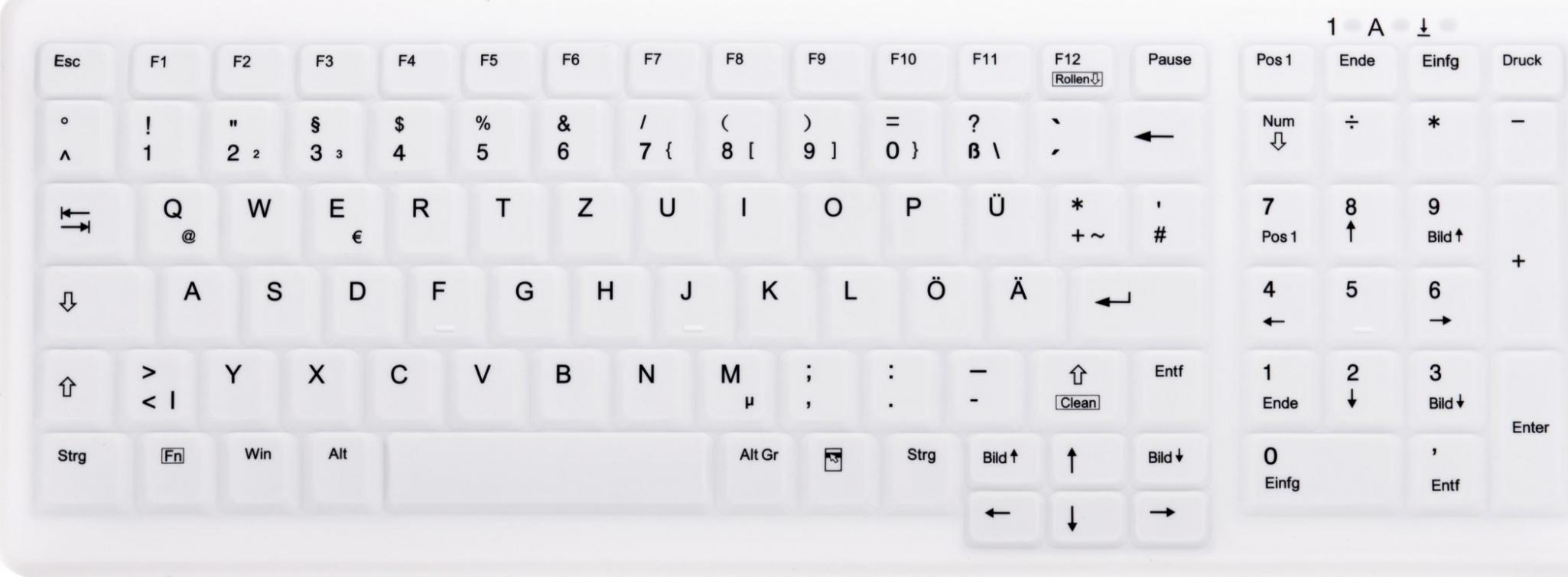 Klawiatura Cherry AK-C7000 (AK-C7000F-FU1-W/GE)