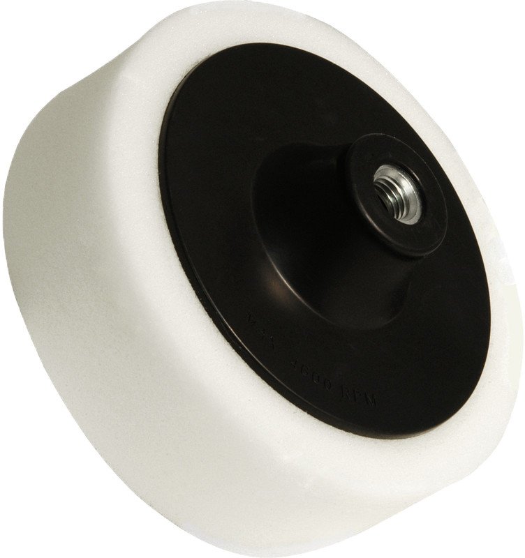 Gąbka polerska twarda 125 mm M14 biały dysk polerski Falon-Tech