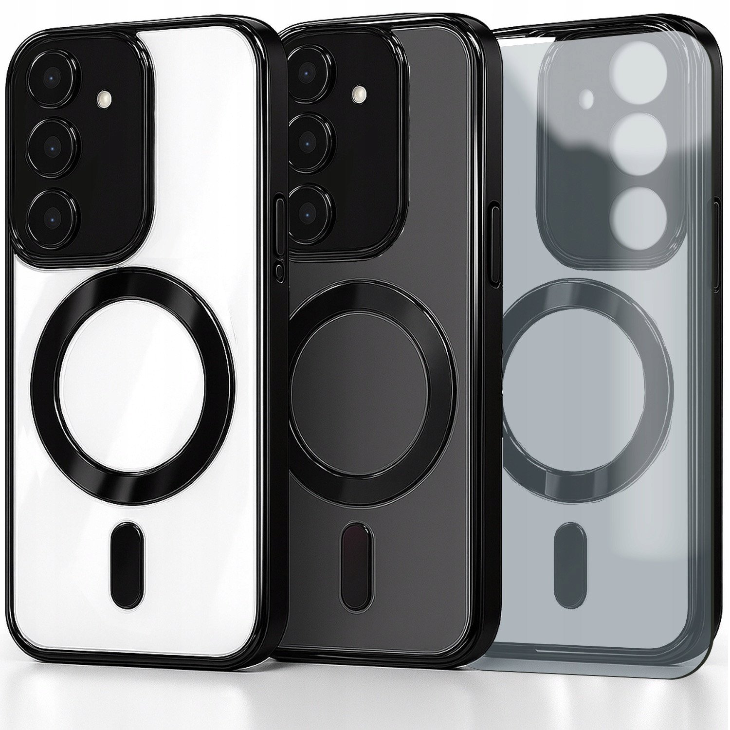 Etui do Samsung Galaxy S25 (Do Magsafe, Przezroczyste, Metal Case) Szkło