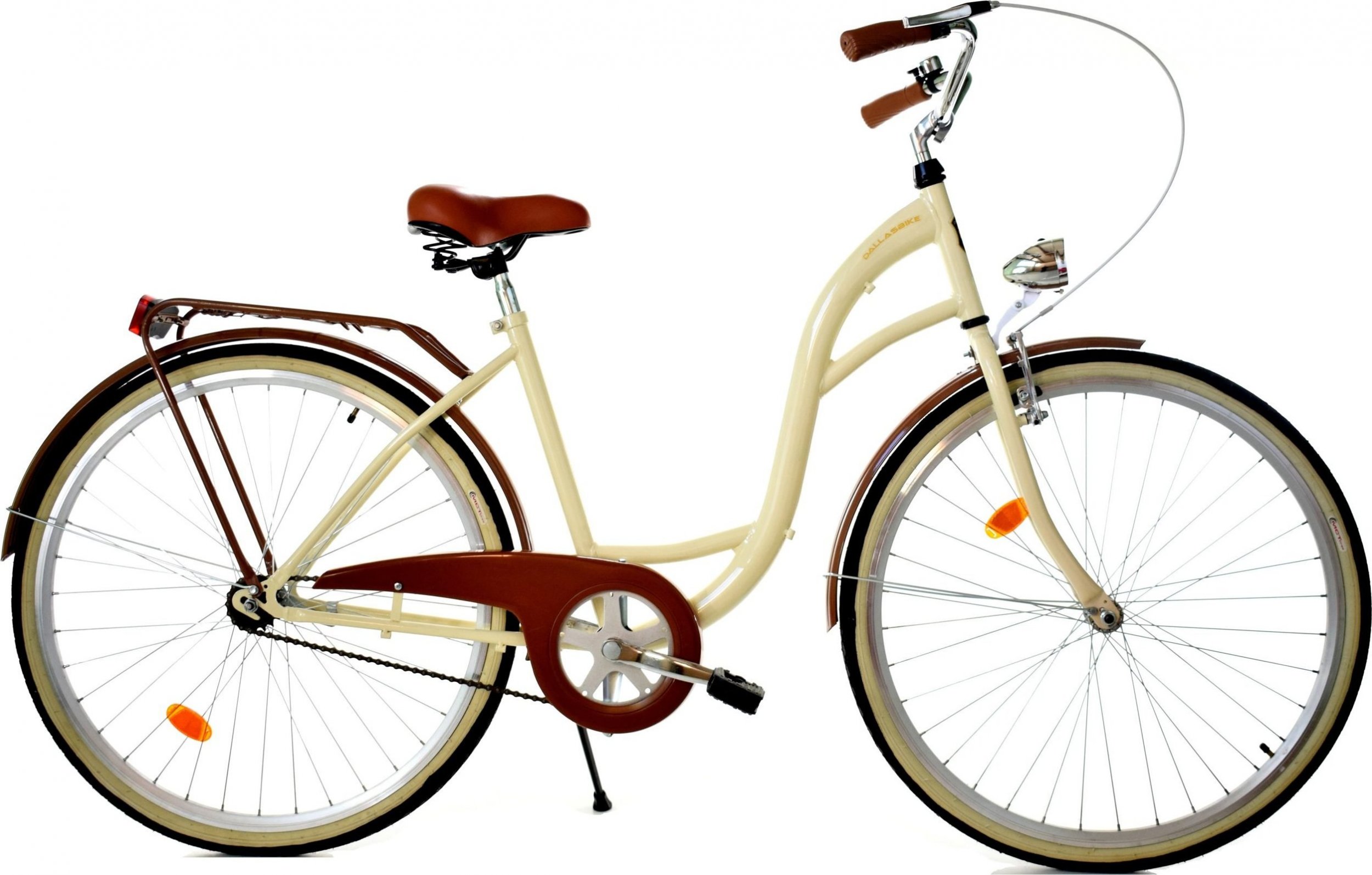Dallas Bike Rower Dallas City 28" 1spd - krem z brązem