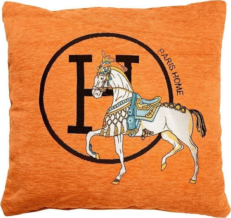 King Home Poduszka dekoracyjna PARIS HOME pomarańczowa