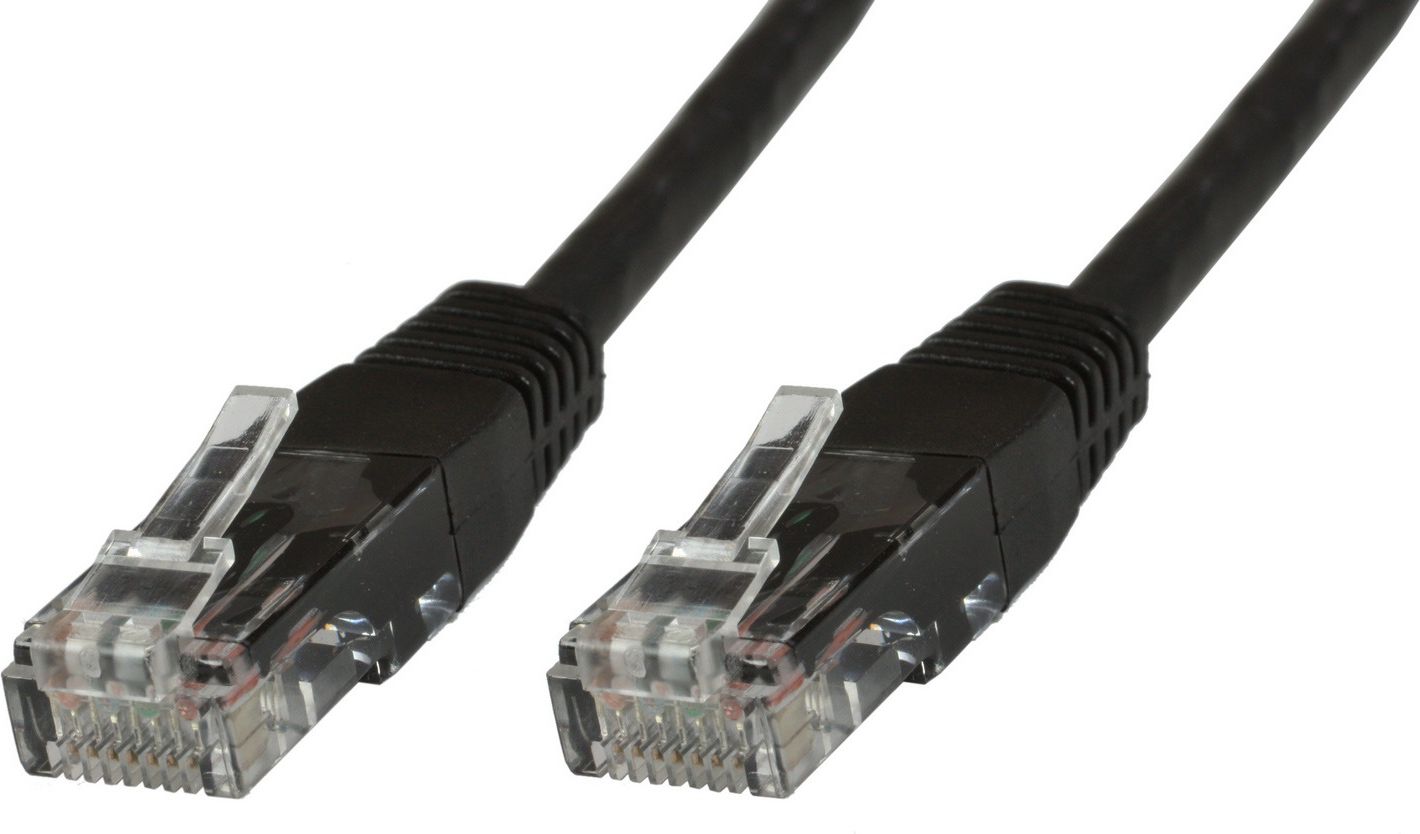 MicroConnect RJ-45/RJ-45 kat.6 U/UTP Czarny 10szt. 2m (V-UTP602SVP)