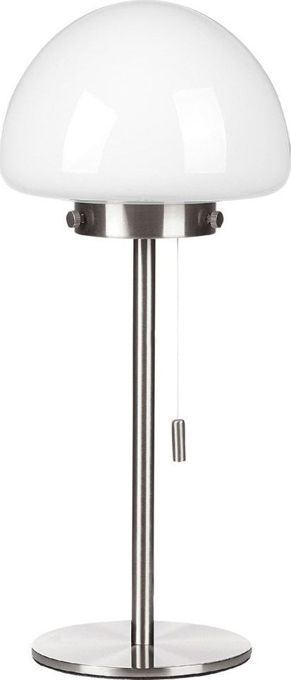 Lampa stołowa Beliani Lampa stołowa srebrna MORUGA