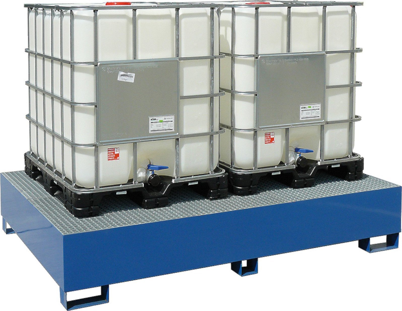 Meva Wanna wychwytowa do zbiornika IBC paletopojemnika MAUZER 2 x 1000L Wanna wychwytowa do zbiornika IBC paletopojemnika MAUZER 2 x 1000L