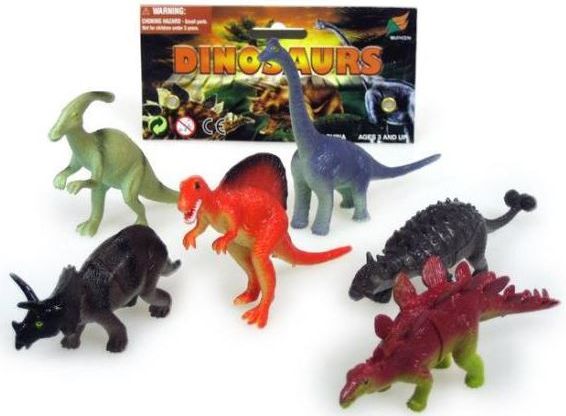 Figurka Hipo Dinozaury 6szt 10-14cm w worku (HWN26)