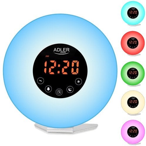 Lampka biurkowa Adler Budzik świetlny AD 1916