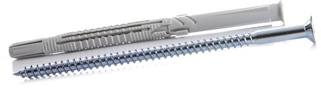 SCREWED NYLON FIXING 8X120 MM