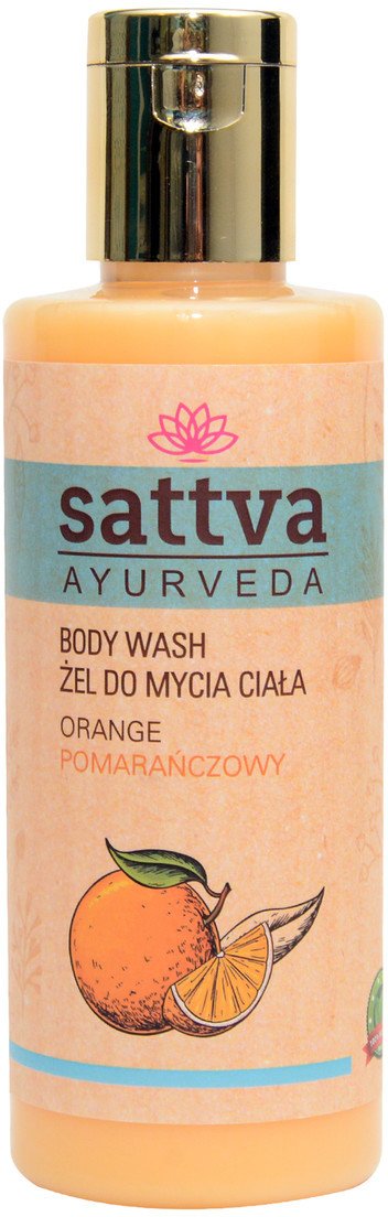Sattva Body Wash żel do mycia ciała Orange 210ml