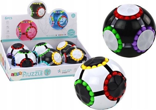 LeanToys Magiczna Kula Łamigłówka Kulka Gra Logiczna Kulka Kolorowa
