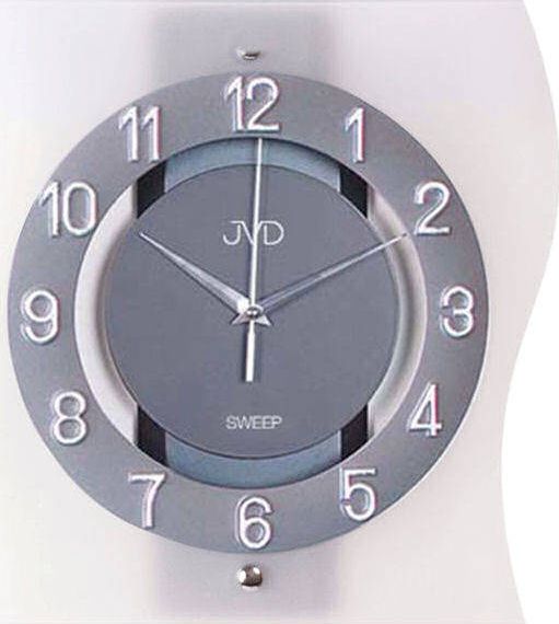 JVD Zegar ścienny JVD NS2533.2 Szklany Cichy uniwersalny