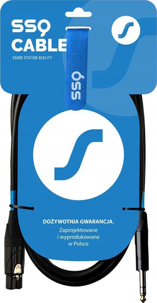 Kabel SSQ SSQ XLRJS1 - XLR żeński / Jack stereo 6,3mm