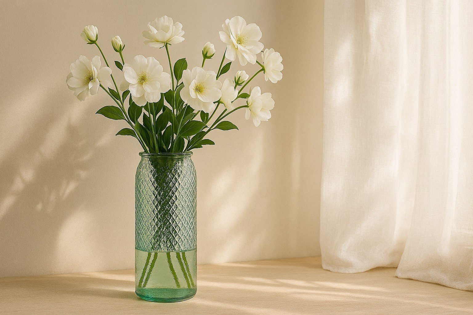 Wazon szklany 28 cm Diamante 5947